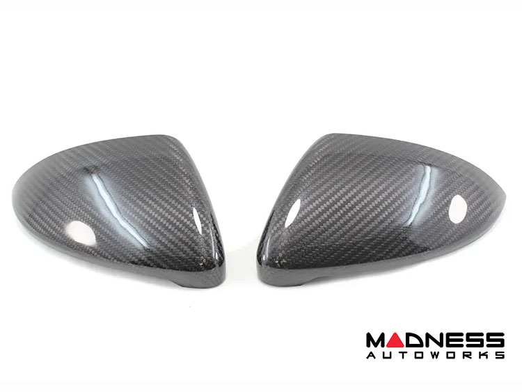 Volkswagen Golf Mirror Covers - Carbon Fiber - Full Replacements - MK7